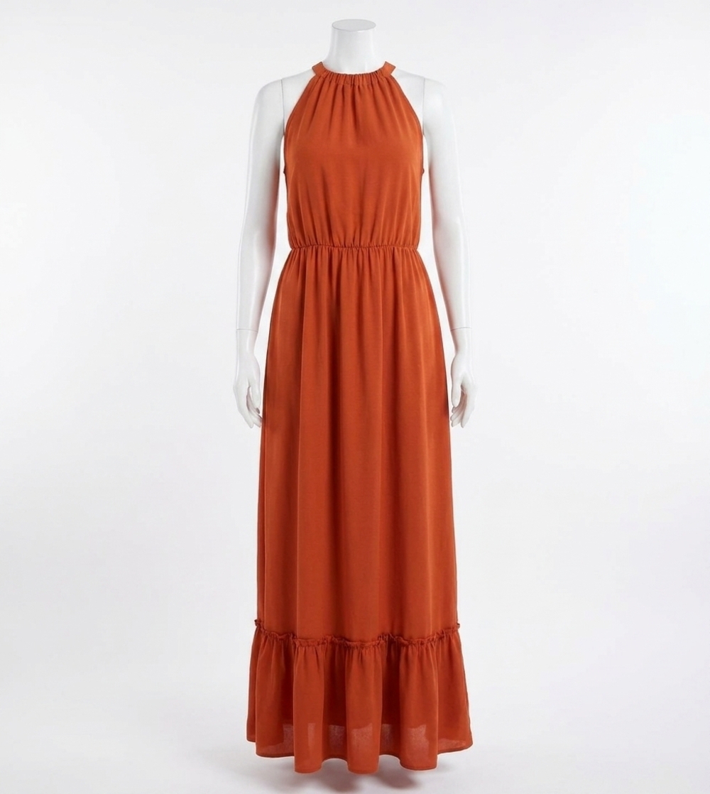 NEW WISHLIST endless memories maxi dress in orange